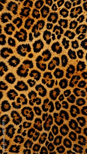 A leopard print pattern.