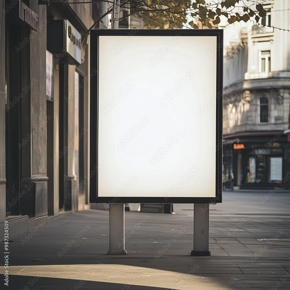 Fototapeta premium billboard on the street