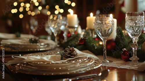 Christmas Table Setting