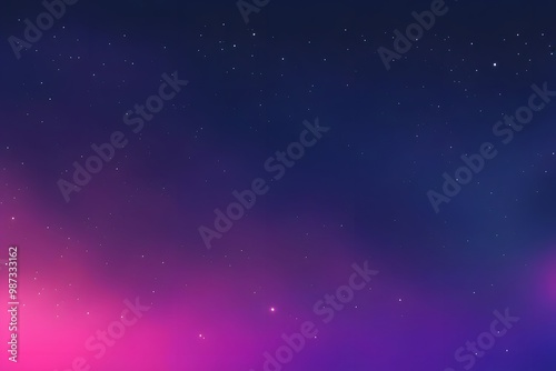 Cool night sky gradient blending dark blue violet and pops of bright pink background, AI Generated