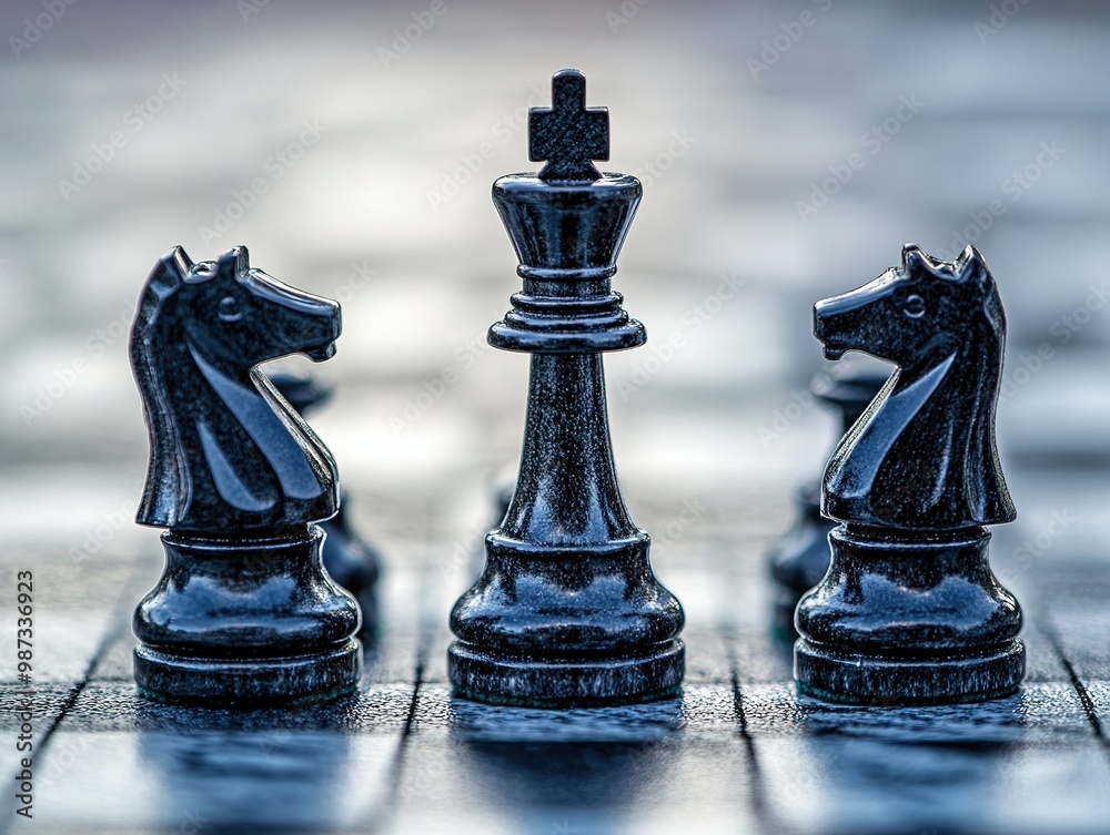 Fototapeta premium Strategist Analyzing Resolution Options, Boardroom Decision Making, Corporate Strategy, Business Planning, Executive Review.