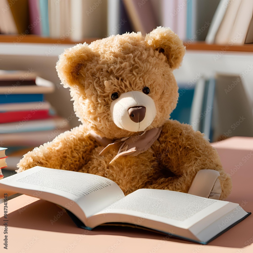 teddy bear reading book teddy bear reading book