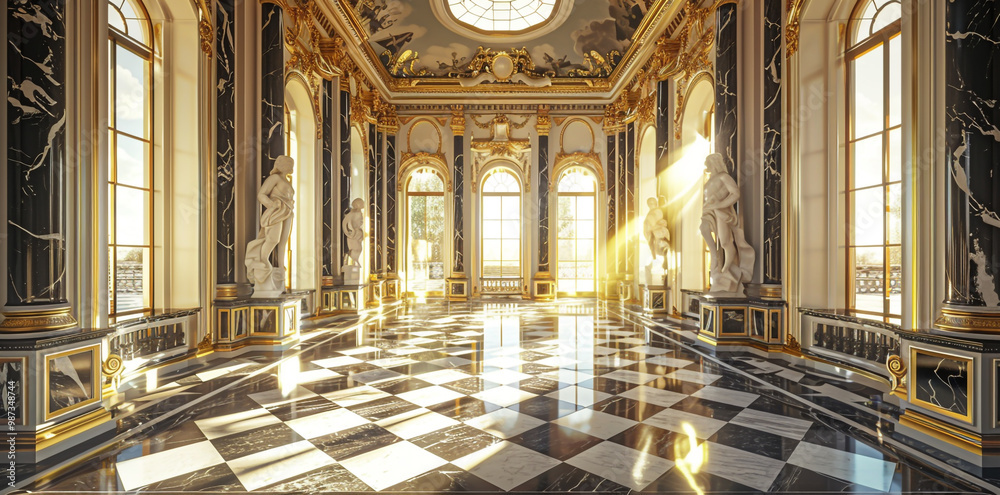 Obraz premium Interior of an opulent palace