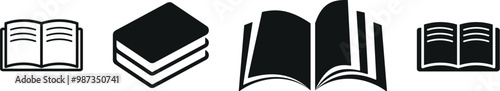 Vector books icon