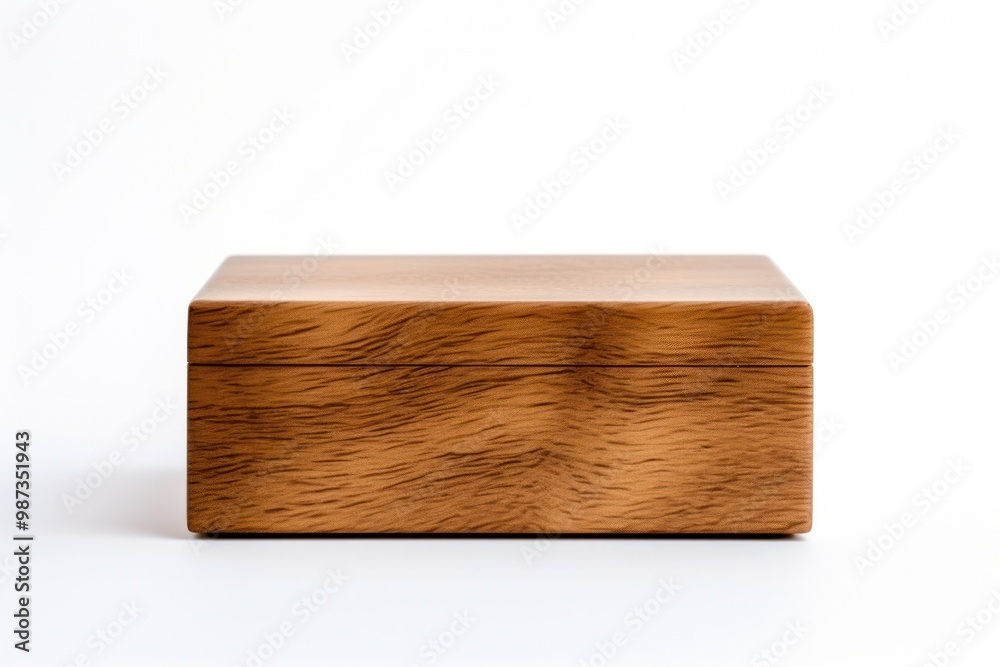 A sleek and modern wooden box with a minimalist design, ideal for storing jewelry or other small items A sleek and modern wooden box with a minimalist design, ideal for storing jewelry or other small items