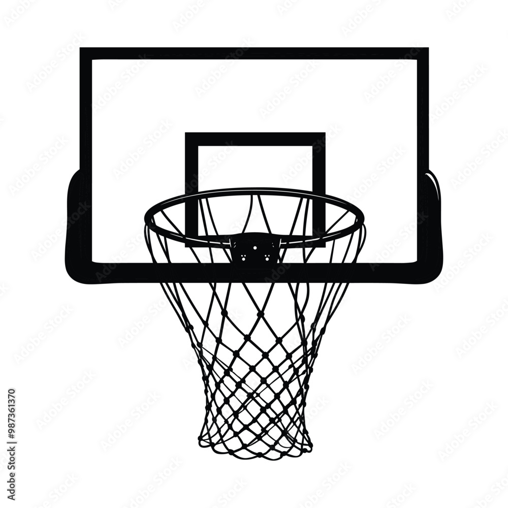 Basketball player silhouette vector