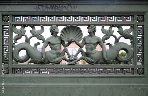 Mythical Figures Grace Berlin\'s Ornate Schlossbrücke photo