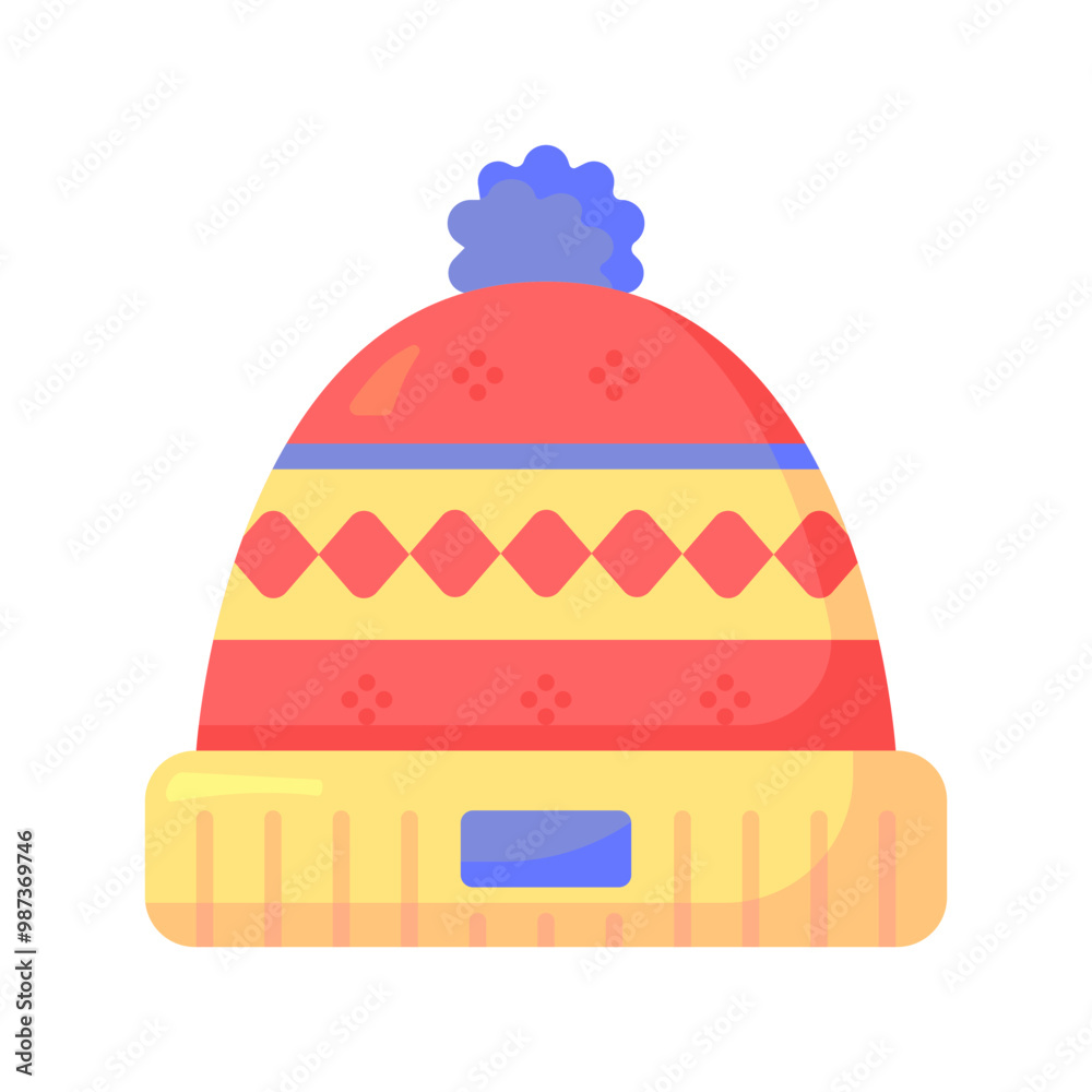 Beanie icon. beanie, hat, cap, winter, fashion, warm, clothing, christmas, accessory, season. Vector icon illustration Beanie icon. beanie, hat, cap, winter, fashion, warm, clothing, christmas, accessory, season. Vector icon illustration
