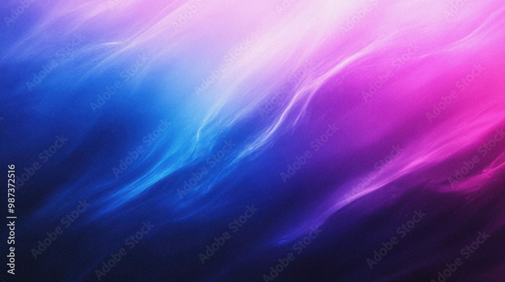 Abstract Grainy purple blue and pink color gradient background, vibrant poster noise texture banner, cover header backdrop design, empty dark scene, Halloween and LGBTQ background