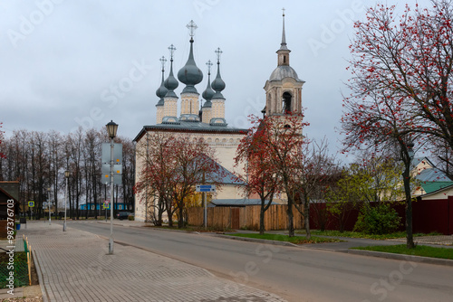 Church of the Smolensk Icon of the Mother of God in the village of Skuchilikha in Suzdal, Vladimir region photo