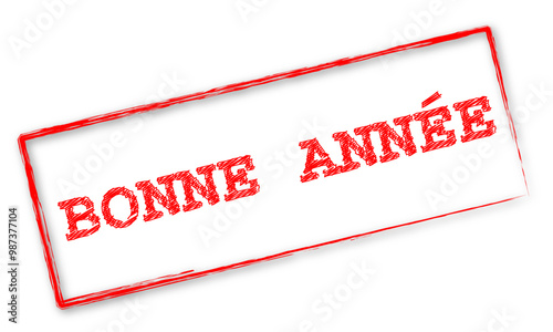 BONNE ANNEE tampon