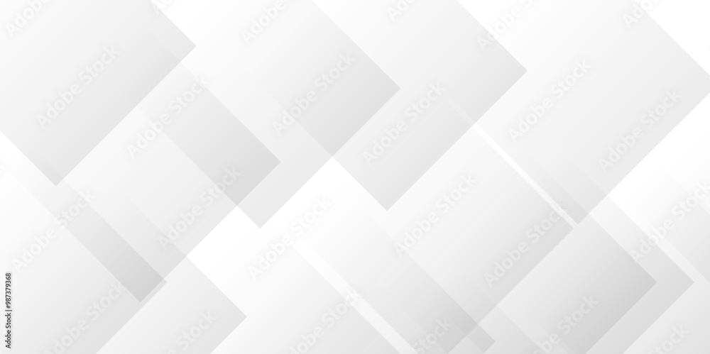 Abstract minimal geometric white and gray light background design. white transparent material in triangle diamond and squares shapes in random geometric pattern. Abstract minimal geometric white and gray light background design. white transparent material in triangle diamond and squares shapes in random geometric pattern.