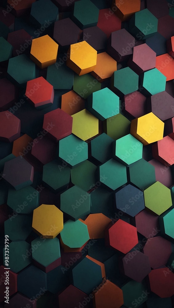 Geometric hexagon design for modern backgrounds. Geometric hexagon design for modern backgrounds.