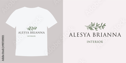 Print  
hand drawn minimalist interior logo set Free Vector