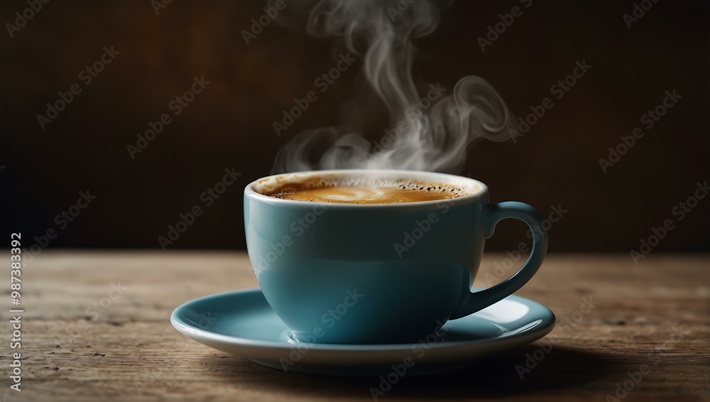 Graphic of a coffee cup with rising steam. Graphic of a coffee cup with rising steam.