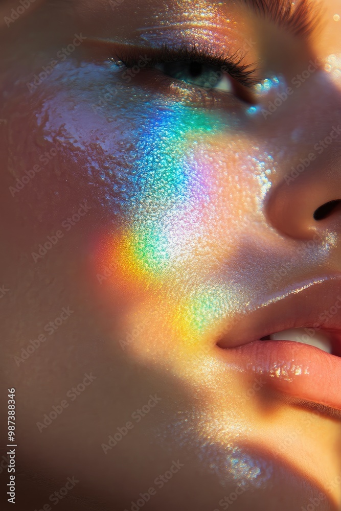 Detailed Cream Swatch on Wet Skin in Sunlight Detailed Cream Swatch on Wet Skin in Sunlight