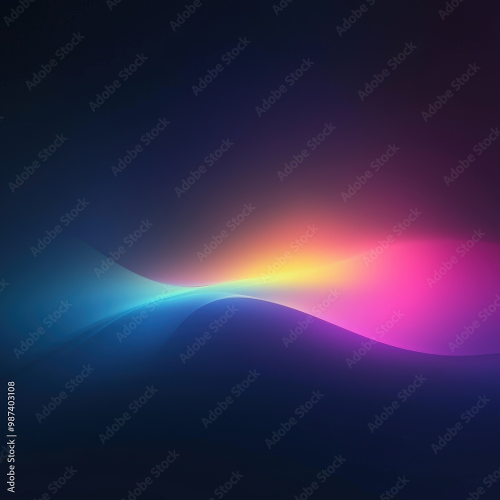 Obraz premium Abstract colorful wave