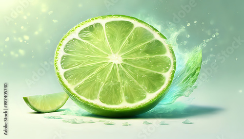 art of lime shards