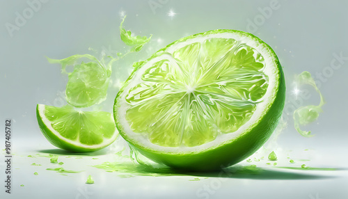 art of lime shards