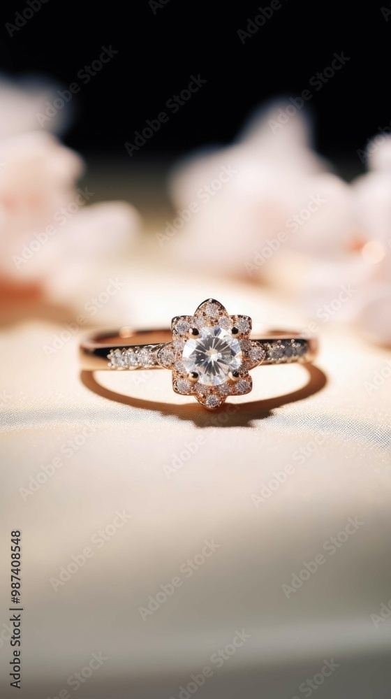 Beautiful diamond wedding engagement ring. Beautiful diamond wedding engagement ring.