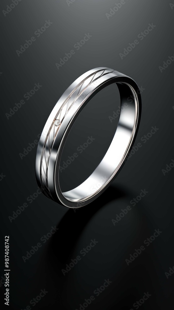 Beautiful diamond wedding engagement ring.