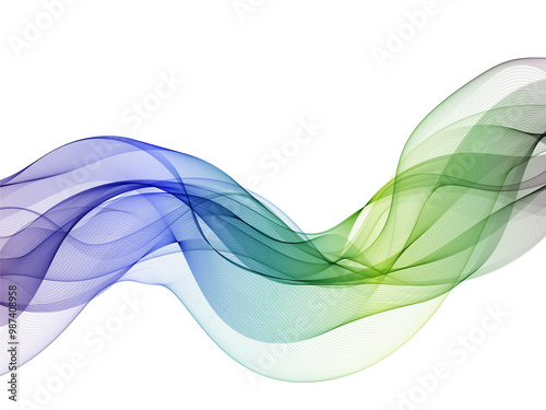 Abstract color wave. Vector background. Presentation template. Eps 10