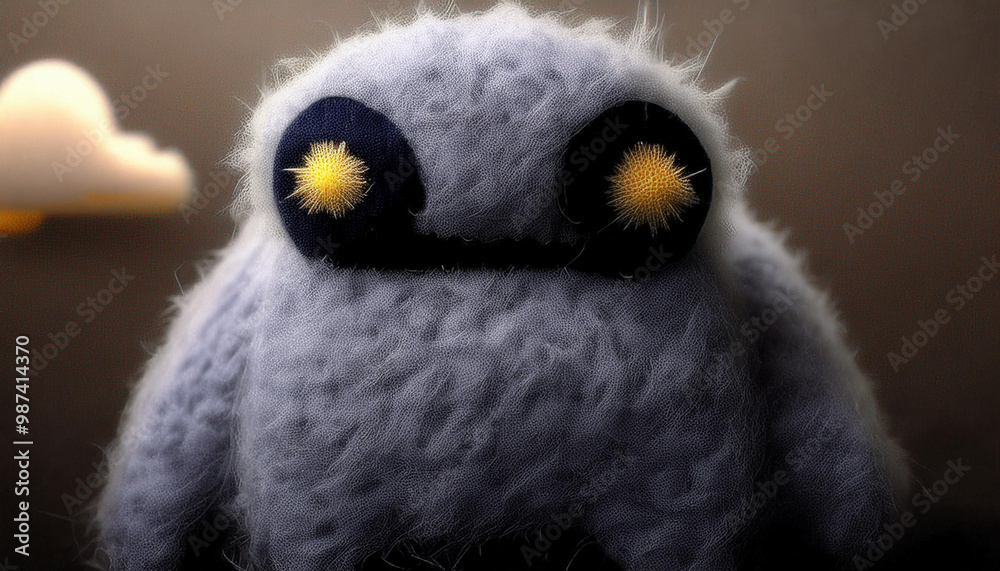 Obraz premium little_felt_monsters_zonfeld_library_271
