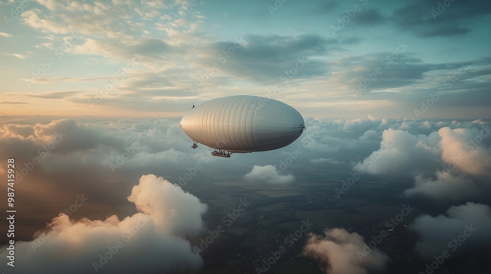 aerial shot of a zeppelin navigating above the landscape, highlighting the charm of vintage air travel and the stunning views from high altitude aerial shot of a zeppelin navigating above the landscape, highlighting the charm of vintage air travel and the stunning views from high altitude