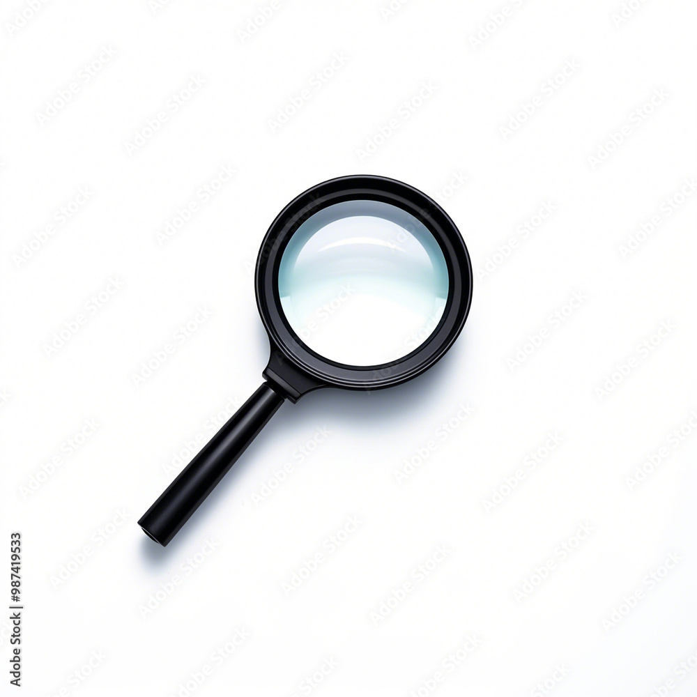 Magnifier isolated on white background Magnifier isolated on white background