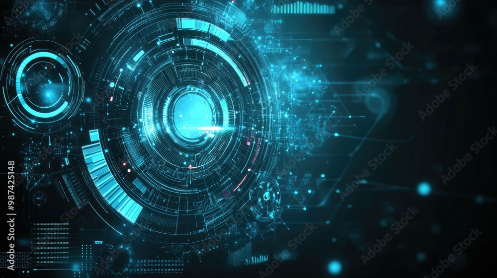 Concept for New Technology Corporate Business development background Concept for New Technology Corporate Business development background