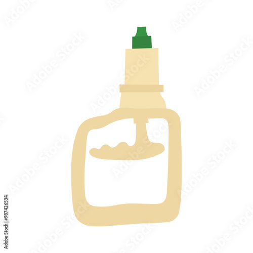 Illustration of hand held cupping therapy tool, used for creating suction during hijama procedure