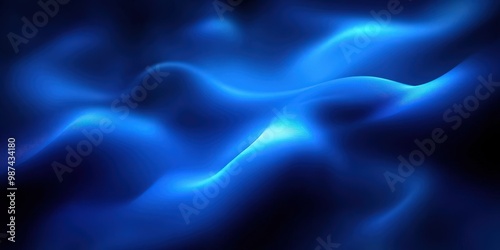Wallpaper Mural Dark Blue Abstract Background with Blurred Gradient Torontodigital.ca