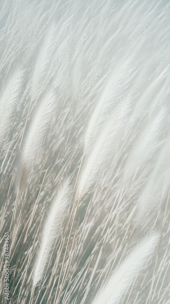 Feathery grass in the wind Feathery grass in the wind