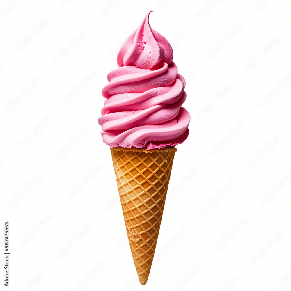 Neapolitan ice cream isolated on white background Neapolitan ice cream isolated on white background