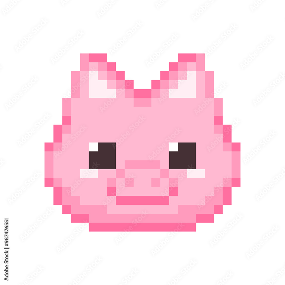 Pig Pixel Art