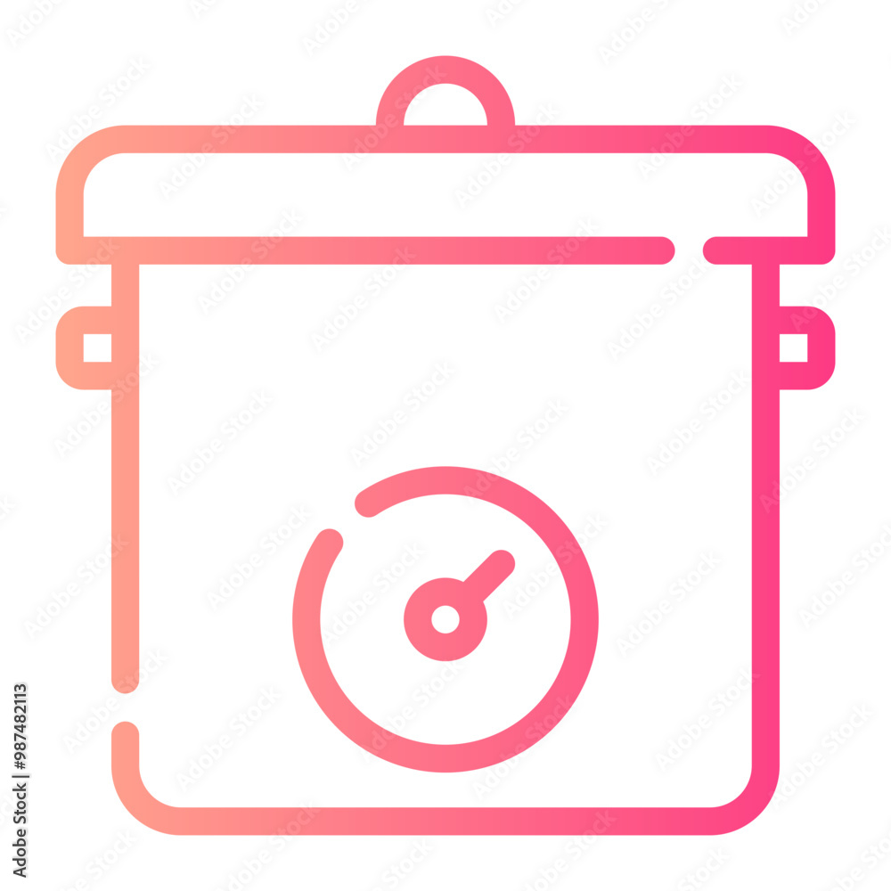 cooker gradient icon cooker gradient icon