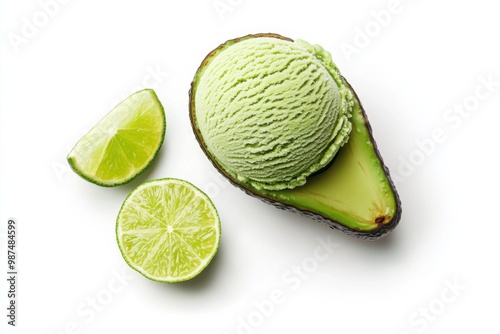 Healthy Indulgence: Vegan Avocado Ice Cream photo