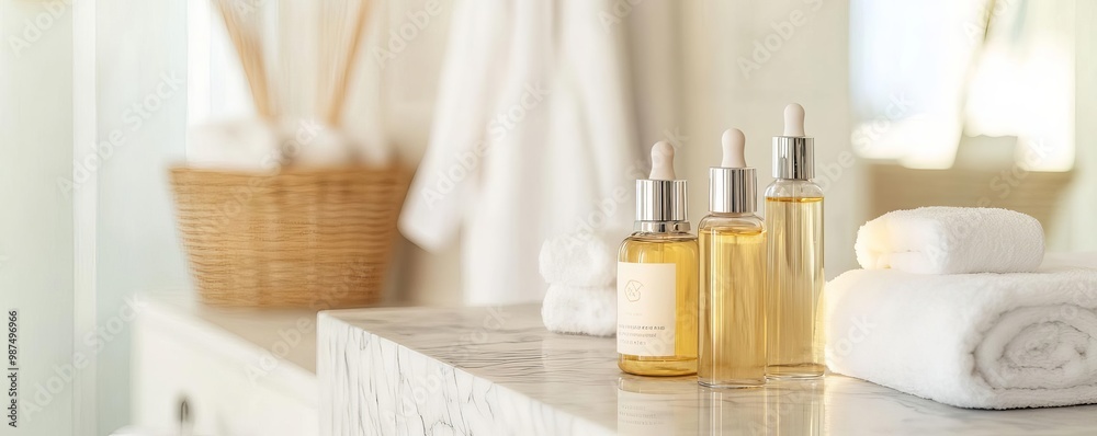 Chic spa suite with a marble steam room and luxurious massage oils