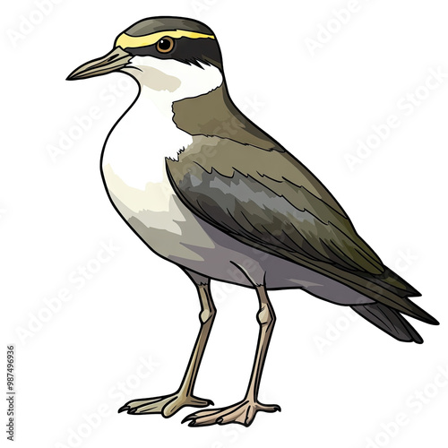 Grey headed Lapwing transparent icon | Icon | Anime photo