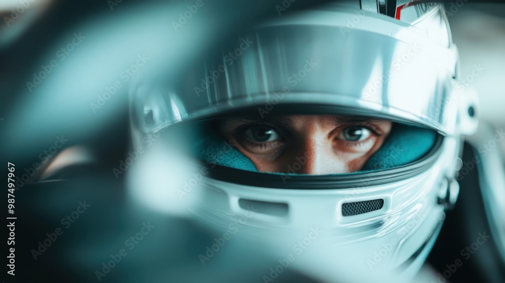 This high-contrast image captures the close-up view of a helmet, focusing on its reflective surface and intricate design, symbolizing protection and advanced technology in sports. This high-contrast image captures the close-up view of a helmet, focusing on its reflective surface and intricate design, symbolizing protection and advanced technology in sports.