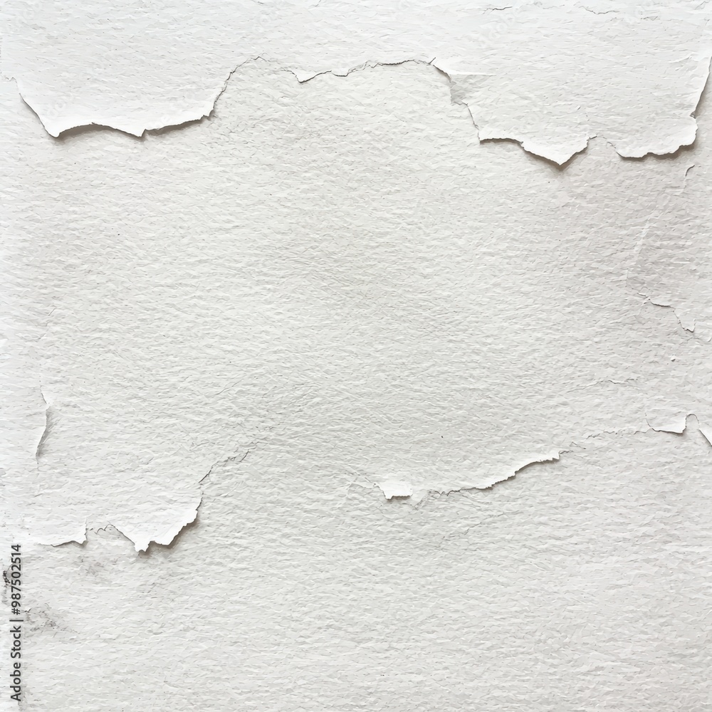 Obraz premium Cracked white wall texture