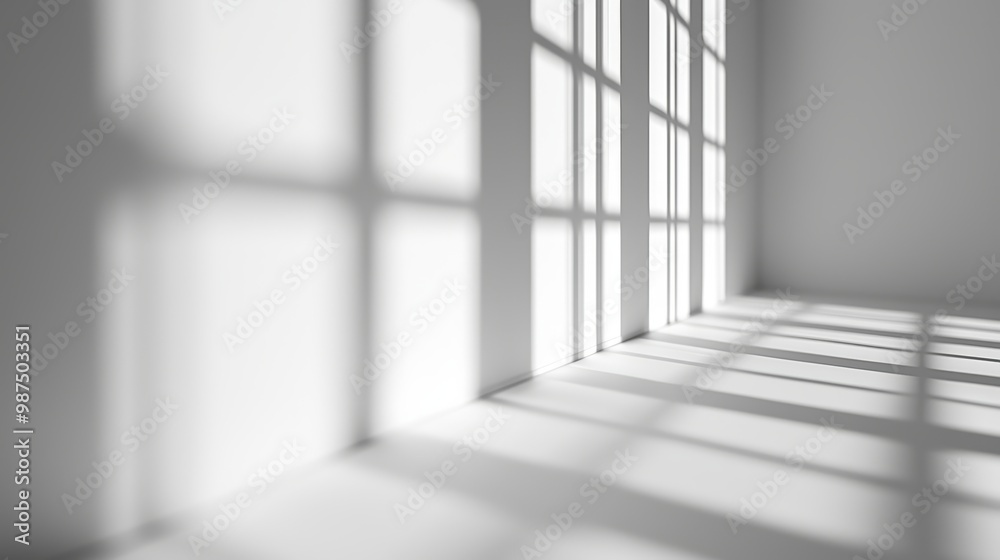 Fototapeta premium Sunlight streams through windows
