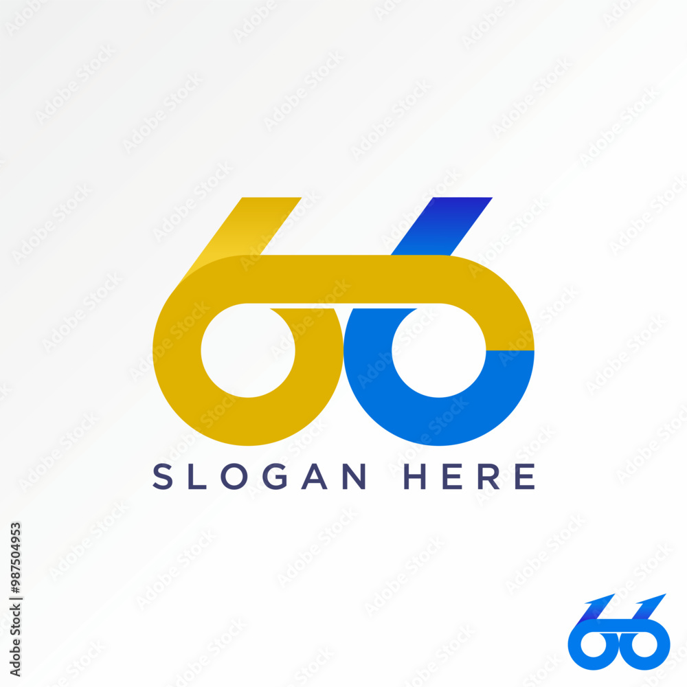 Logo design graphic concept creative premium vector stock initial number 66 sport font connect like glasses Related to monogram typography anniversary Logo design graphic concept creative premium vector stock initial number 66 sport font connect like glasses Related to monogram typography anniversary