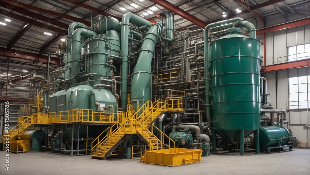 Fototapeta premium Waste-to-Energy Facility