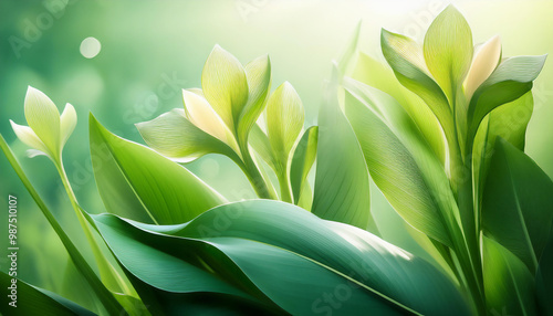 Curcuma flower background