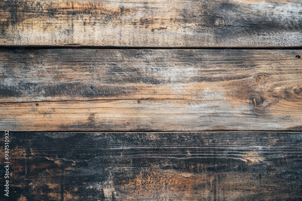 Weathered Wooden Planks with Visible Grain Weathered Wooden Planks with Visible Grain