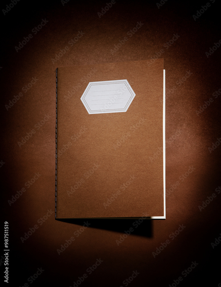 Notes on a brown background.