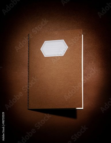 Obraz na płótnie Notes on a brown background.
w salonie