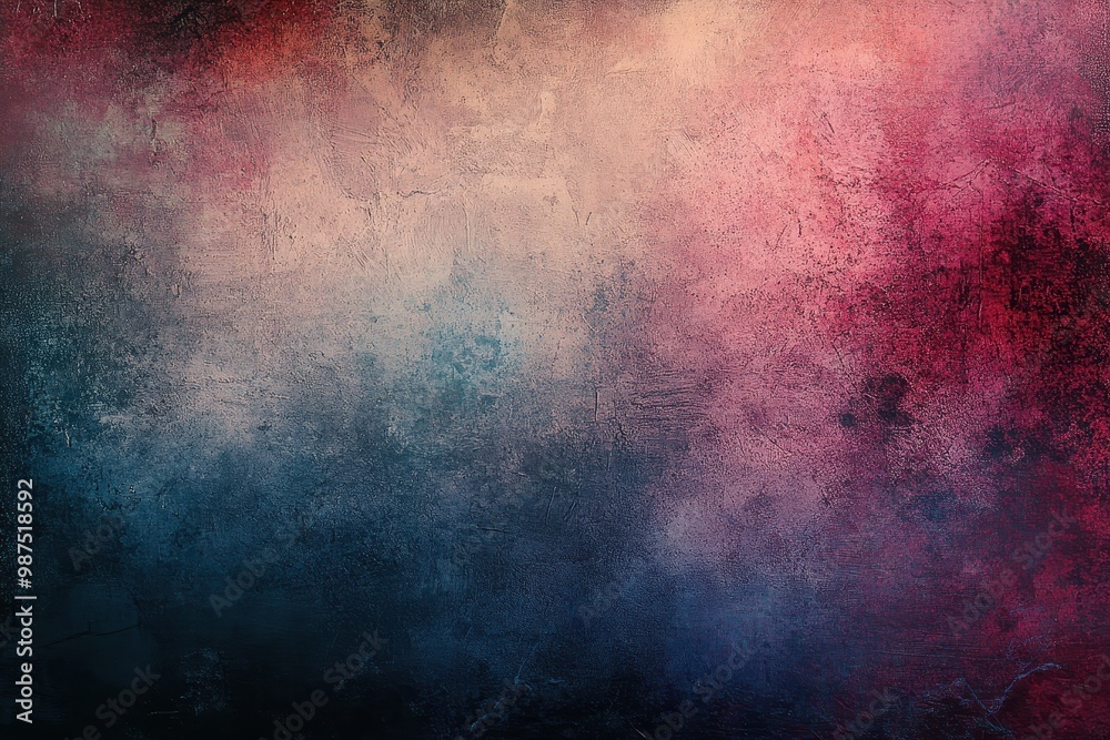Fototapeta premium Abstract Blue, Pink, and Red Textured Background