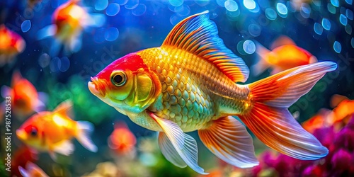 Colorful goldfish symbolize prosperity and good fortune in traditional Persian New Year celebrations, infusing festivities with vibrant energy and hopes for a flourishing year ahead.